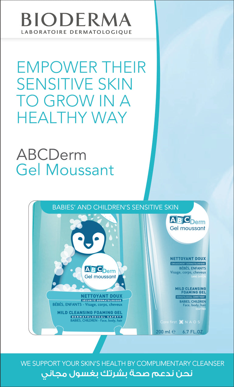 ABCDerm Foaming Gel 1L + 200ml FREE BOGOF OFFER