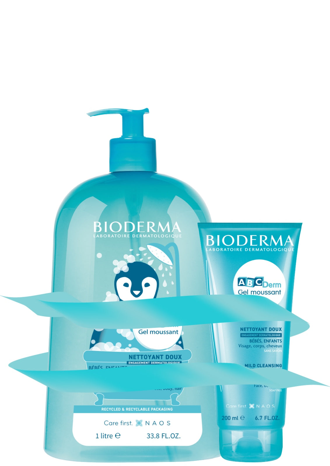 ABCDerm Foaming Gel 1L + 200ml FREE BOGOF OFFER